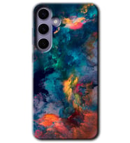 Galaxy S24 Kılıf HD Desen Baskılı Kılıf - Color Storm