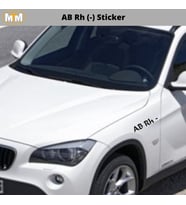 AB Rh (-) Sticker