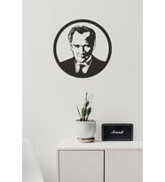 Leylaser Atatürk Dekor Tablo Mdf Ahşap Lazer Kesim