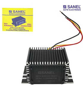 Sanel SMC05 Switchmode 3 Uçlu 60W 5 Amper 24V KSanel SMC05 Switchmode 3 Uçlu 60W 5 Amper 24V K