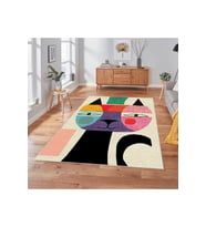 Rovigo Home Dijital Baskı Yıkanabilir Kaymaz Taban Salon Halısı RVG1847-SM373 (Bej)