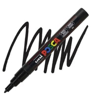 Uni Posca Marker Pc-3m Fine 0.9-1.3 Mm Black
