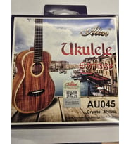 Alice AU-045-C AU045-C Concert Ukulele Tel Seti Kristal Naylon, Konser Boy Uyumlu, Sıcak ve Dengeli Ses
