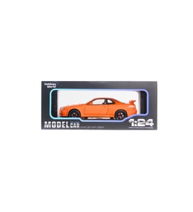 Hobbiez World Nissan Skyline GT-R R34 Turuncu 1/24 Model Araba