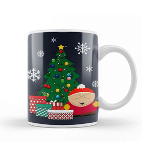 Cartman Around The Christmas Tree South Park Kupa Bardak Porselen