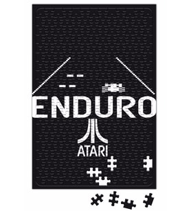 Atari Enduro Oyun Game Over Puzzle 240 Parça Yapboz