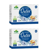 2 Adet Mavi Hindiba Detox Karışık Bitki Çayı 30 Şase Mavihindiba Detoks Tozu