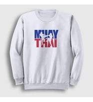 Presmono Unisex Beyaz Mma Ufc Muay Thai Sweatshirt 454931tt (Beyaz)