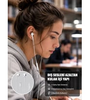 Northcity Ergonomik Tasarım Stereo Ses Performanslı Kablolu Kulaklık - Yeni Nesil Ses Deneyimi