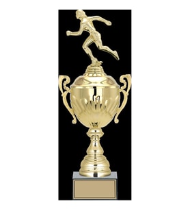 ODAK KUPA - Figürlü Kupalar - Atletizm Kadın Figürlü Kupalar FG-089 C - 44 cm