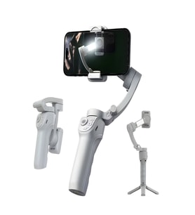 360° Akıllı Yüz Takipli Tripodlu Selfie Gimbal ile Profesyonel Çekimler