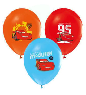 Balon baskılı lisanslı 12 inc 4+1 cars pk:100-