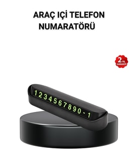 Alüminyum Kasa Gri Çevirmeli Araç İçi Telefon Numaratörü