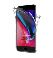 Apple İphone SE 2020 360 Kılıf Silikon Şeffaf Ön Arka