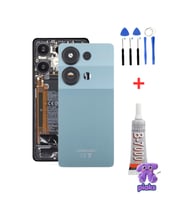 Redmi Note 13 Pro 4G Arka Kapak Pil Batarya Kapağı Kamera Lensli 23117RA68G Uyumlu + Tamir Kiti