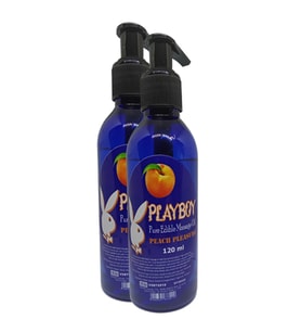 Playboy Peach Flavored Pure Edible Massage Oil 120ml Şeftali Aromalı Masaj Yağı 2 Adet