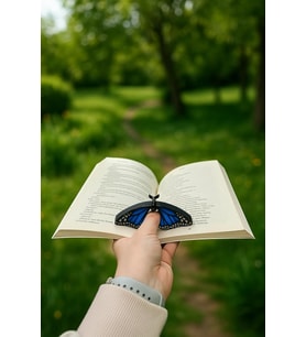 Tutucu - Tek El Kitap Okuma Aparatı (Mavi Kelebek)
