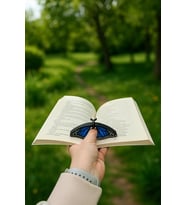 Tutucu - Tek El Kitap Okuma Aparatı (Mavi Kelebek)