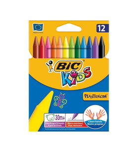 Mum Boya 12 Renk Karton Kutu 1 Paket 12 Li Silinebilir Pastel Boya Mum Boya Canlı Renkler