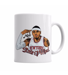 Carmelo new york knicks    Kupa Bardak Porselen