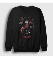 Presmono Unisex Siyah Drama K Pop Aespa Sweatshirt 480188tt