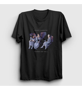 Presmono Unisex Siyah HH Black Sabbath T-Shirt 17688tt