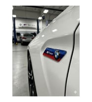 Damla Sticker BMW M Power Tasarım Çamurluk Logosu - Çamurluk Logosu BMW M Power Uyumlu