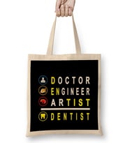 Doctor Engineer Artist Dentist 0128 Bez Çanta Uzun Saplı