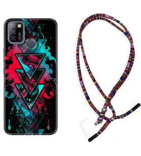 INFINIX Smart 4 5 6 Zero 8 S5 Pro Kılıf Boyun Asklı Rasta Silikon Down 1719