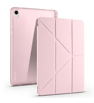 Samsung Galaxy Tab S11 Uyumlu Kılıf Zore Tri Folding Kalem Bölmeli Standlı Kılıf