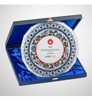 Mavi Kutulu Bahar Plaket