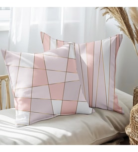 eJOYA Modern Tasarımlı 2'li Yastık İçi Ve Kırlent Kılıfı 45cm 113423