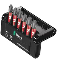 Wera Bit-Check 6 PH impaktor Bits Seti 1 05057691001
