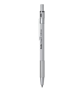 SCRIKSS GRAPH-X METAL 2.0MM VERSATİL KALEM ŞEFFAF KUTU GÜMÜŞ GRİ