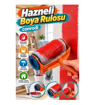 Hazneli Boya Rulosu Seti – Damlama Azaltıcı Pratik Boyama Aparatı