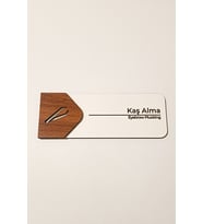 Kaş Alma Odası Kapı Tabelası – 19x7 cm Çift Katmanlı, Çift Taraflı Bantlı