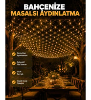 LED File Işık Dekoratif Ağ LED Aydınlatma İç Mekan Balkon Bahçe Süsü Yeni Nesil