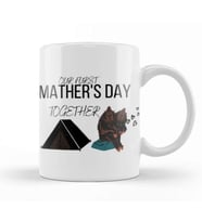 Mathers Day 2021 OUR FURST MATHER'S day TOGETHER Kupa Bardak Porselen