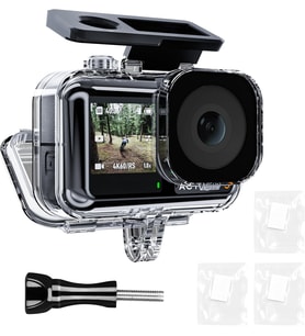 DJI Action 5 Pro Action 4/3 Kamera için Su Geçirmez Kılıf, Buğu Önleyici Sualtı Muhafazası Kabuk Kafesi 60M/196FT Derin Dalış Tüplü Şnorkelle Yüzme Hızlı Çıkarma Vidası ile Destekler