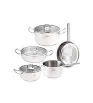J umbo Proshine Steel 8 Parça Tencere Seti (Metal)