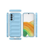Newface Samsung Galaxy M34 5G Kılıf Optimum Silikon - Sky Blue