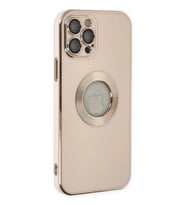 iPhone 12 Pro Max Kılıf Store Silikon - Pembe