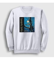 Presmono Unisex Beyaz Fear Of The Dark Iron Maiden Sweatshirt 85992tt (Beyaz)