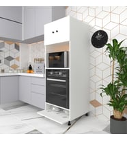 Kenzlife fırın dolabı halide byz 162*60*56 mutfak kapaklı ayaklı banyo kiler ofis