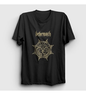 Presmono Unisex Siyah Demonica Behemoth T-Shirt 16561tt
