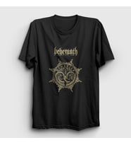 Presmono Unisex Siyah Demonica Behemoth T-Shirt 16561tt