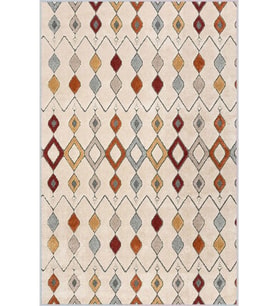 Eliana Home Baskılı, Yıkanabilir Kaymaz Taban Salon Halısı LNA1014 100x150 cm (Bej)
