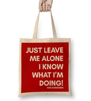 Just Leave Me Alone I Know What I'm Doing Bez Çanta Uzun Saplı