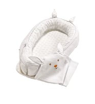 Unisex Lamb 2 Parça Babynest Seti Ortopedik Uyku Yatağı (Beyaz)