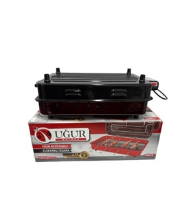 Uğur Elektrikli Izgara Krom Rezistanslı Barbekü Dumansız-Kokusuz 1400 Watt